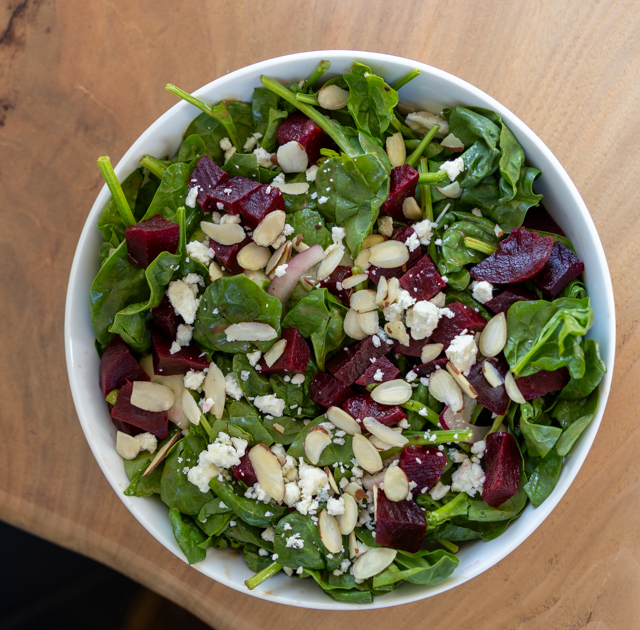 Fresh Beet Salad at Brew Cafe and Bistro